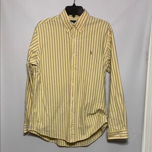 Ralph Lauren Yellow Casual Button Down Shirt